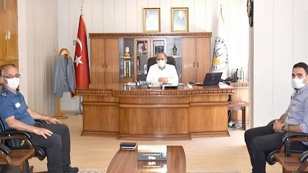 Emniyet Müdürü Ercan'dan Başkan Yaka'ya ziyaret