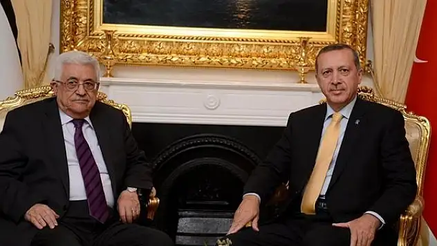 Cumhurbaşkanı Erdoğan, Filistin Devlet Başkanı Abbas ile görüştü