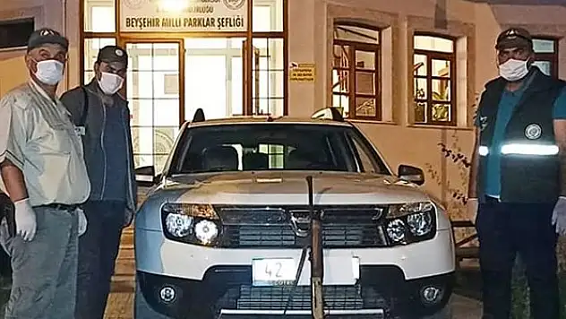 Konya'da yaban keçisi avına 61 bin 998 lira ceza