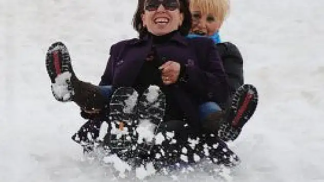 Bu mevsimde kar keyfi