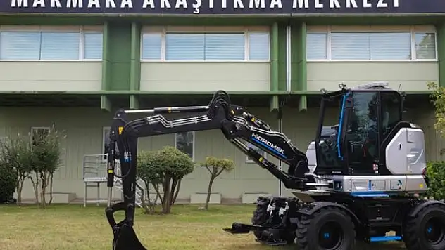 Elektrikli yerli ekskavatör 2022'de satışta olacak