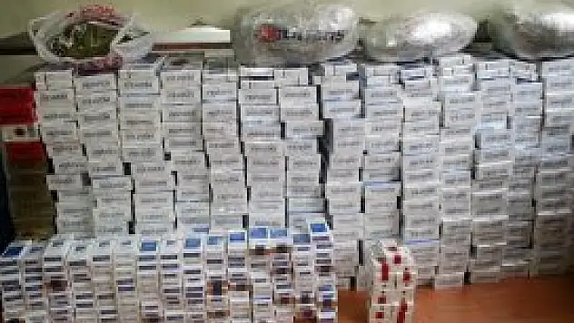 10 bin 350 adet kaçak sigara ele geçirildi