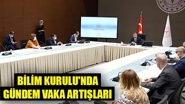 Bilim Kurulu'nda gündem vaka artışları