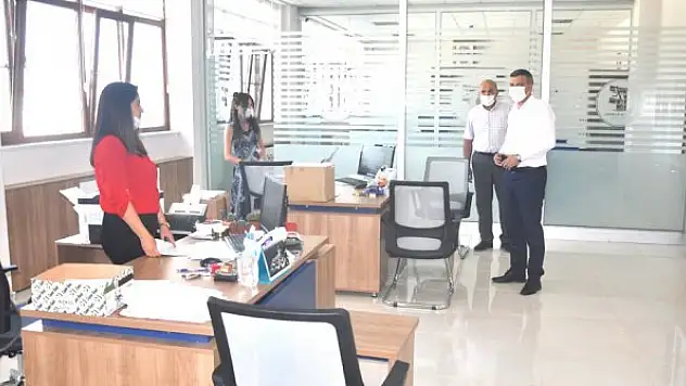 Tapu Kadastro'dan Altınekin'e ziyaret