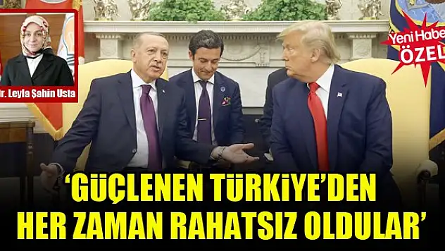 'Güçlenen Türkiye'den her zaman rahatsız oldular'