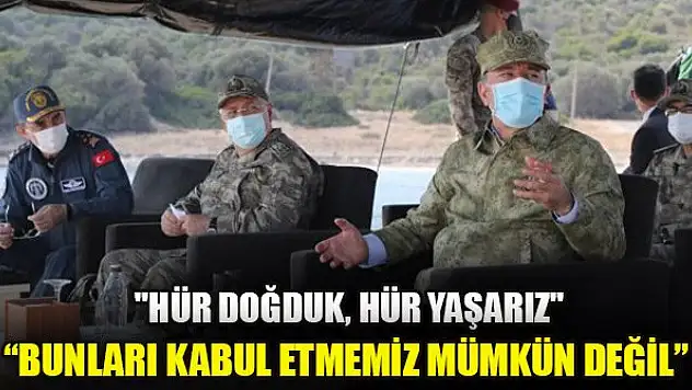 Akar: Bunları kabul etmemiz mümkün değil