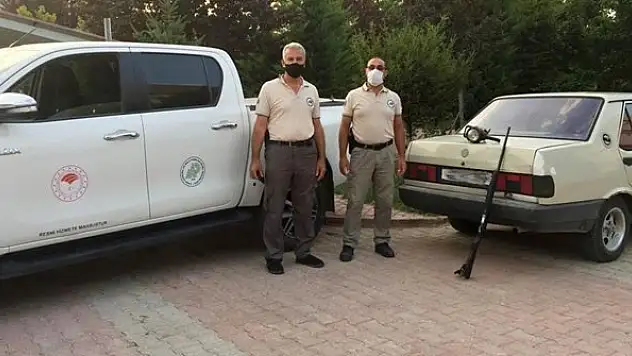 Konya'da far ışığıyla kara avcılığına 11 bin lira ceza