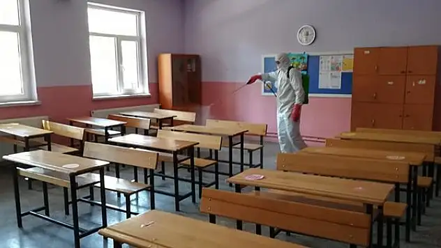 Derebucak'ta okullar yüz yüze eğitime hazır