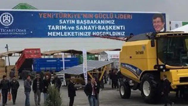 Davutoğlu, Tarım Fuarı'nda