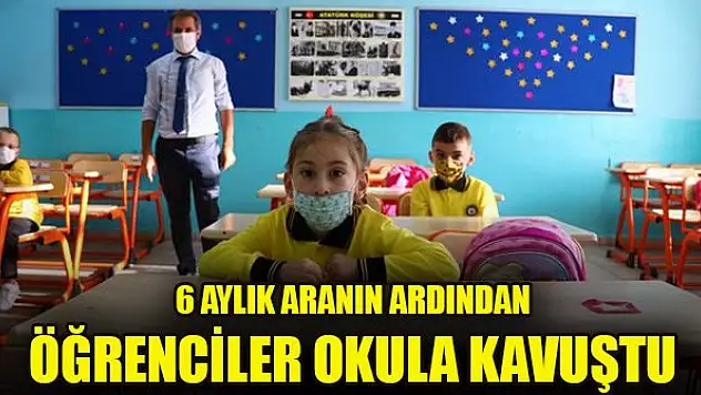 Okullarda bazı kademelerde yüz yüze eğitim başladı