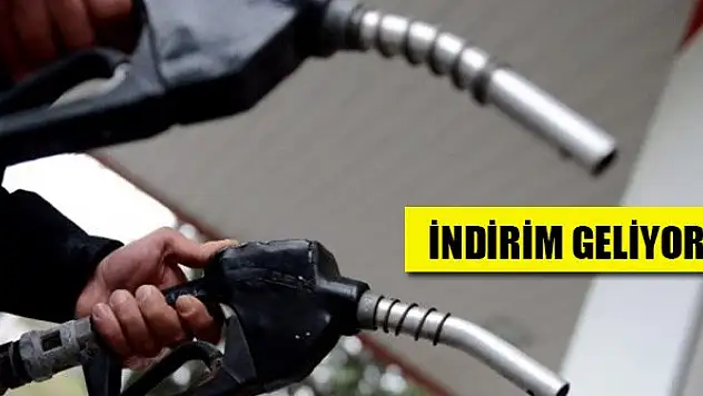 Benzine indirim geliyor!