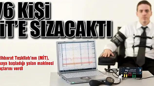 476 kişi MİT'e sızacaktı