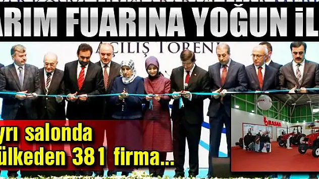 Konya Tarım Fuarı'na yoğun ilgi