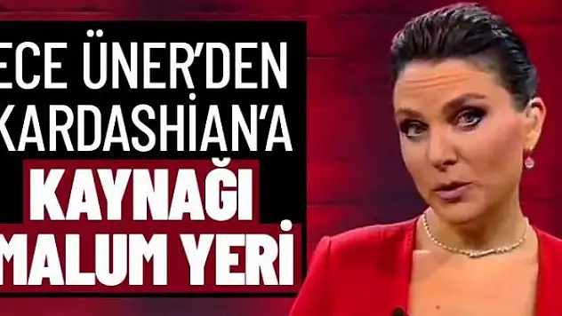 Ece Üner'den Kim Kardashian'a muhteşem cevap verdi