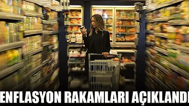 Enflasyon rakamları açıklandı