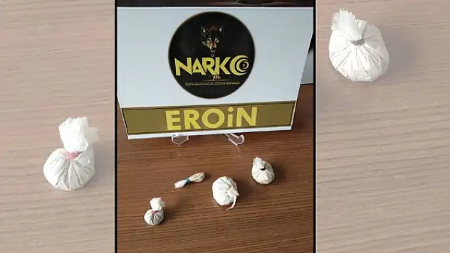Antalya'dan Konya'ya eroin getiren şüpheli yakalandı