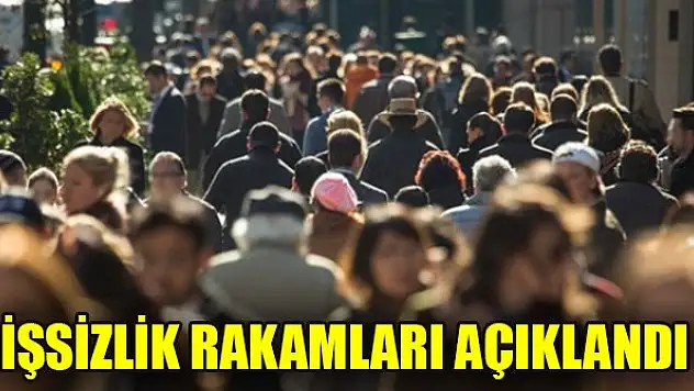İşsizlik rakamları açıklandı