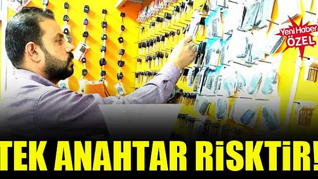 Tek anahtar risktir!