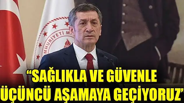 Bakan Selçuk'tan yüz yüze eğitim açıklaması
