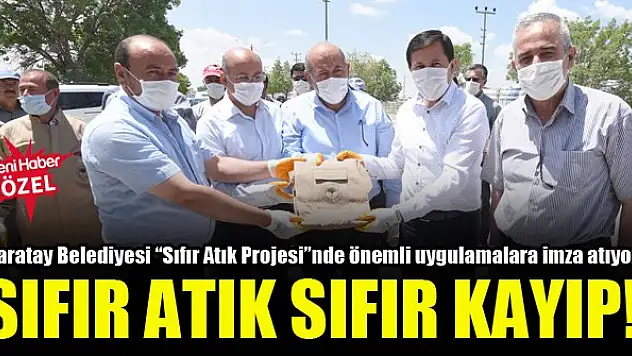 Karatay Belediyesi 'Sıfır Atık Projesi'nde önemli uygulamalara imza atıyor