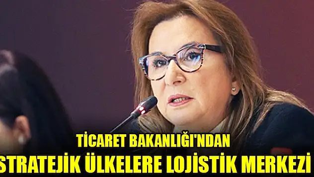 Ticaret Bakanlığı'ndan stratejik ülkelere lojistik merkezi