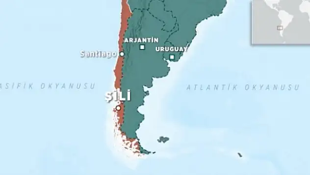 Şili'de 5.8 büyüklüğünde deprem