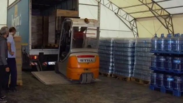 KOSKİ'den deprem bölgesine su yardımı
