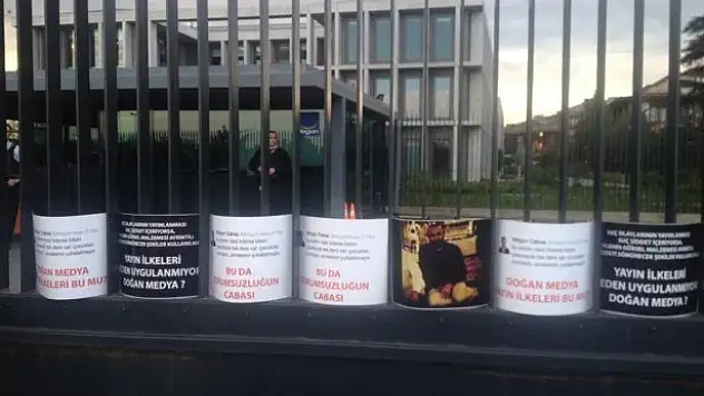 Doğan medyasına protesto