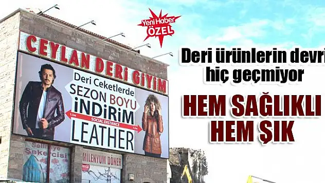 Deri kıyafetlerin devri hiç geçmiyor