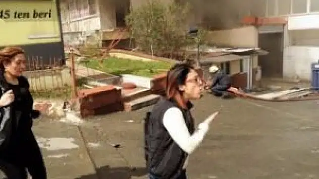 Kağıthane'de fabrika yangını!