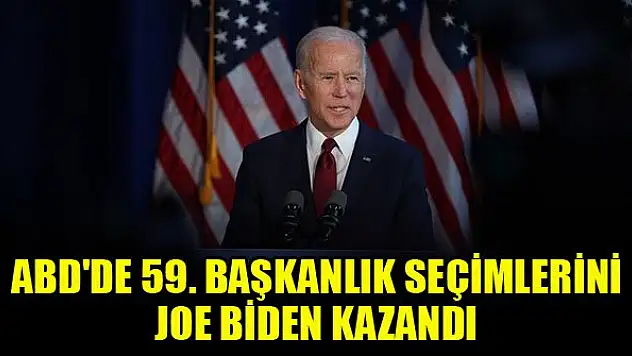 Amerika'da 59. başkanlık seçimlerini Joe Biden kazandı