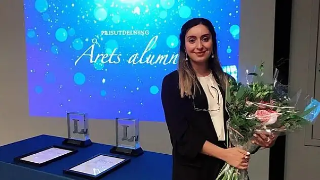 İsveç'te 'Yılın Onur Ödülü'nü Türk kızı kazandı