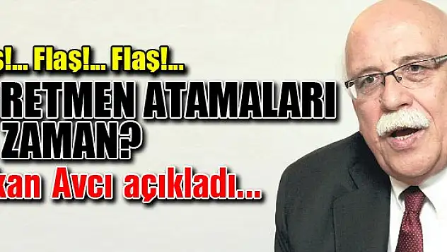 Öğretmen atamaları Ağustos'ta