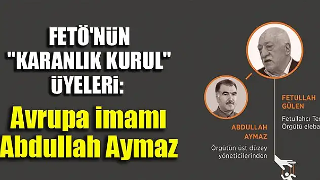 FETÖ'nün 'karanlık kurul' üyeleri: Avrupa imamı Abdullah Aymaz