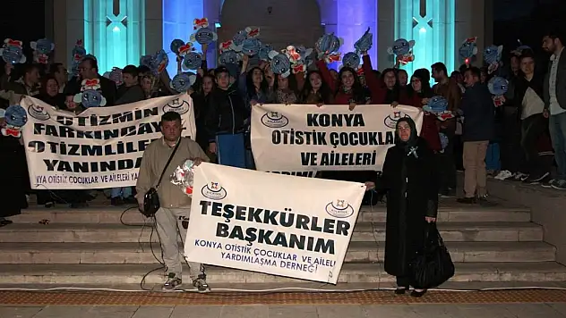 Selçuklu Belediyesi otizme dikkat çekti