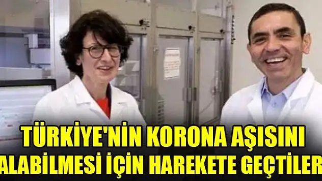 Türkiye'nin korona aşısını alabilmesi için harekete geçtiler!
