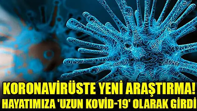 Koronavirüste yeni araştırma! Hayatımıza 'uzun Kovid-19' olarak girdi