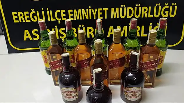 Konya'da kaçak içki operasyonu