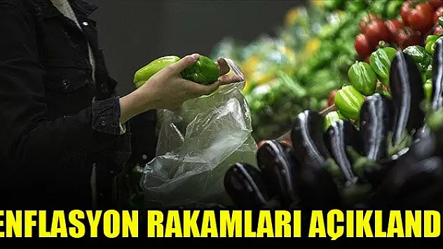 Enflasyon rakamları açıklandı
