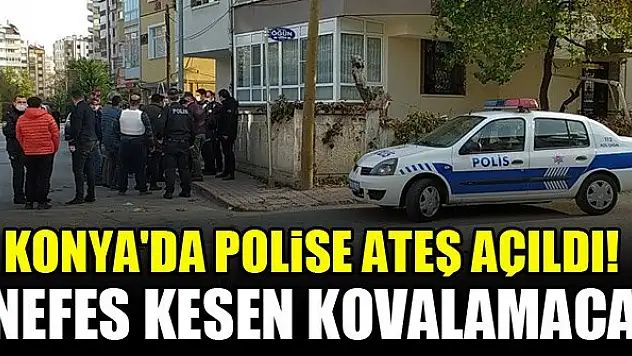 Konya'da polise ateş açıldı! Nefes kesen kovalamaca