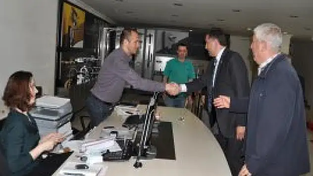 Kalaycı Larende esnafıyla bir araya geldi