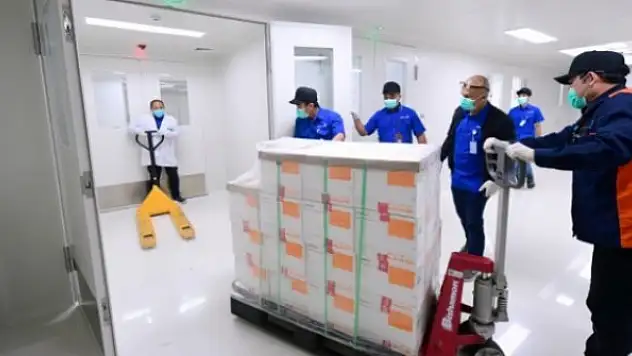 Endonezya'nın Çin'den satın aldığı aşı teslim edildi