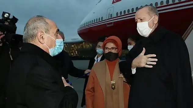 Cumhurbaşkanı Erdoğan Azerbaycan'da