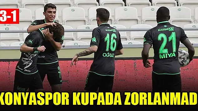 Konyaspor kupada zorlanmadı