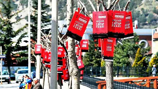 Akşehir'de ağaçlar kitap açtı