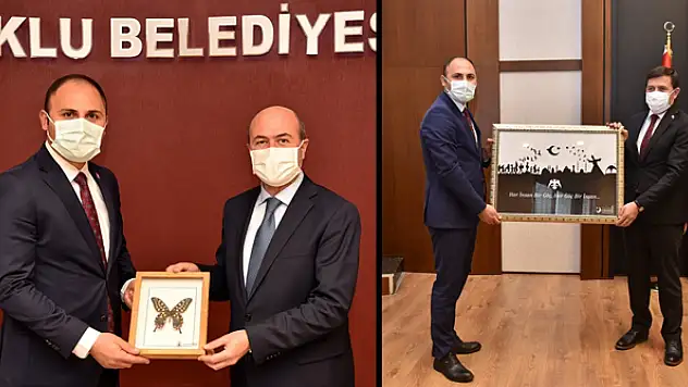 Konya İl Göç İdaresi'nden belediye başkanlarına ziyaret
