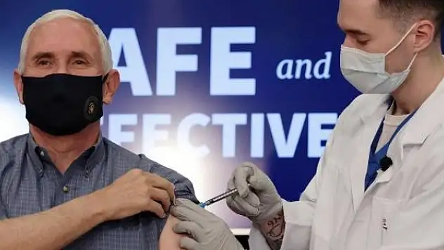 ABD Başkan Yardımcısı Pence canlı yayında aşı oldu