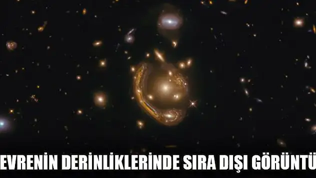 Evrenin derinliklerinde sıra dışı görüntü!