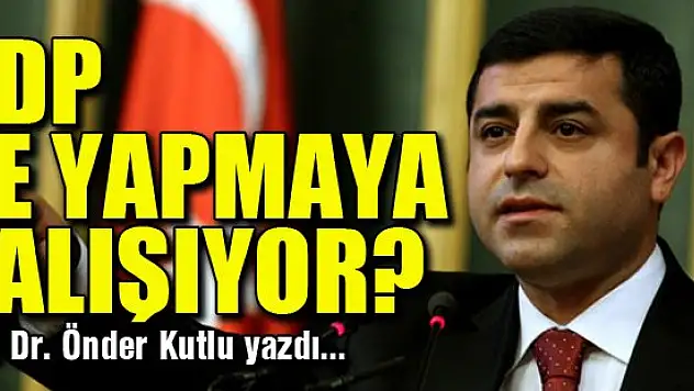 HDP ne yapmaya çalışıyor?... Prof. Dr. Önder Kutlu yazdı...