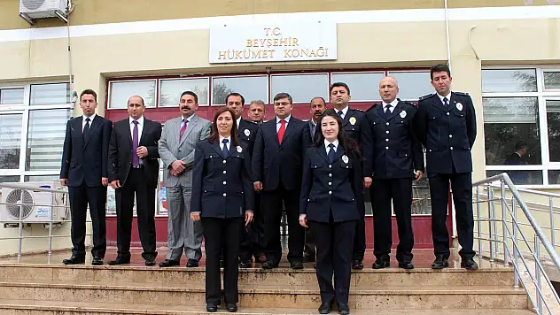 Beyşehir emniyet teşkilatı'ndan kaymakamlığa ziyaret